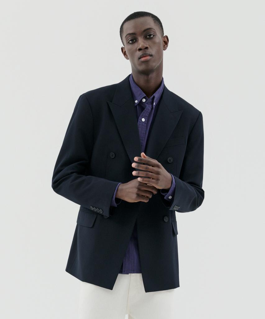 Tradclub Core Double-Breasted Casual Regular Setup Suit (Black)
