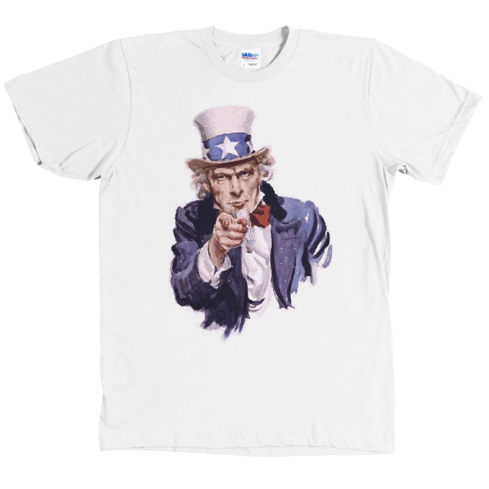 Uncle Sam American T Shirt USA Taxes Retro Political Tee NEW WITH TAGS XL