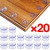20Pcs Double Sided Plastic Suction Cup Vacuum Non-Slip Clear Sucker Pad For Glass Car Window Table Top Spacer Diy Soap Holder