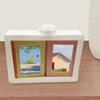 Rotating Photo Frame 3D Printed Photo Carousel Rotate And Turn Pages Photo Holder Desktop Ornament for Displaying Organizing Photos