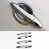 Exterior Side Door Handle Cover Trim 8pcs For Kia Forte K3 14-2018 Glossy Chrome