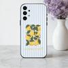 S-Seaside S-Scenery Wine L-Lemon phone Case For Samsung Galaxy A73,A72,A71,A70,A53,A52,A51,Others Soft Black Shell