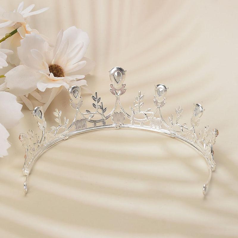 Krone Tiara Braut High-End Prinzessinnenstil Krone Kinder- und Mädchenaufführung Super Fee Haarschmuck Haarkrone