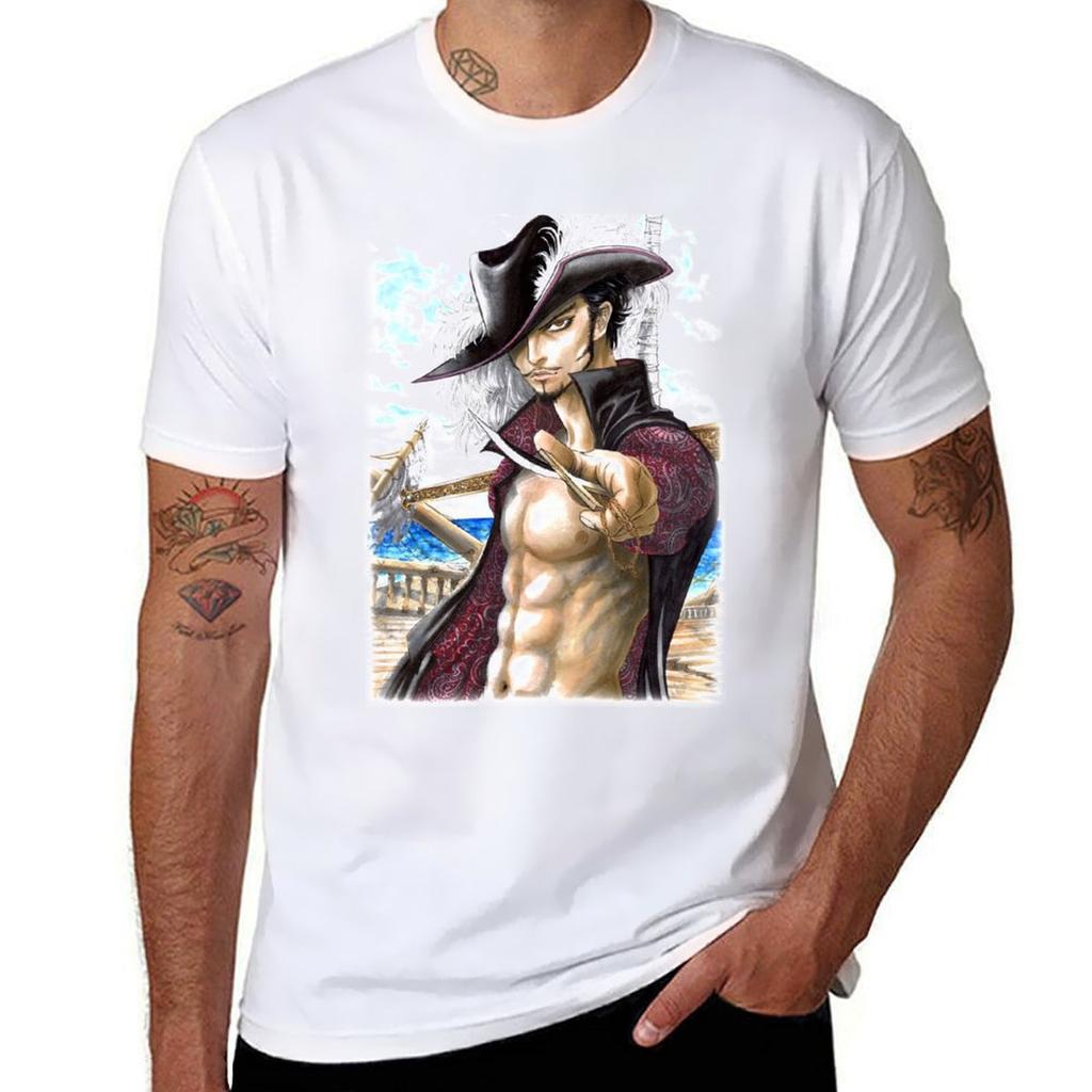 Dracule Mihawk Tshirt Aesthetic clothing graphics sublime Short sleeve tee mens graphic tshirts anime