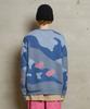 UNALLOYED Brushed Camo Knit / Blue