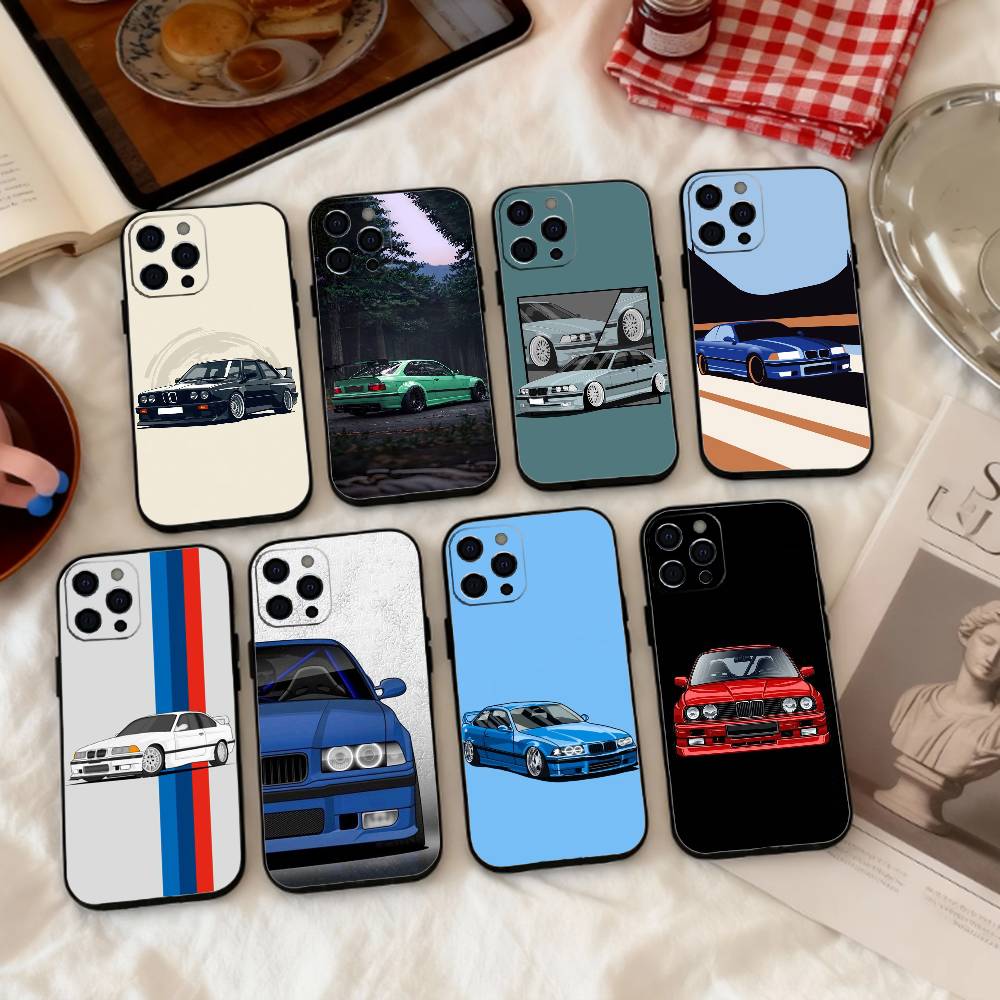DTM-M-M3 E36 Oldtimer Auto Handyhülle Silikon Weich Für IPhone 17 16 15 14 13 12 11 X XR Plus Pro Max Plus