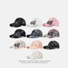 Summer Women's Rhinestone Bow Cap Mesh Breathable Sun Protection Baseball Cap Outdoor Sun Hat
