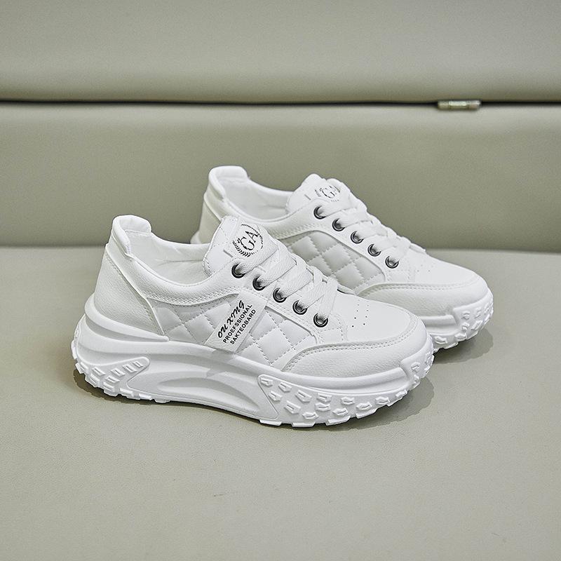 

Женские повседневные кроссовки, уличные кроссовки без шнуровки, легкая спортивная обувь для ходьбы из искусственной кожи, спортивная обувь для тренировок на шнуровке для женщин 40