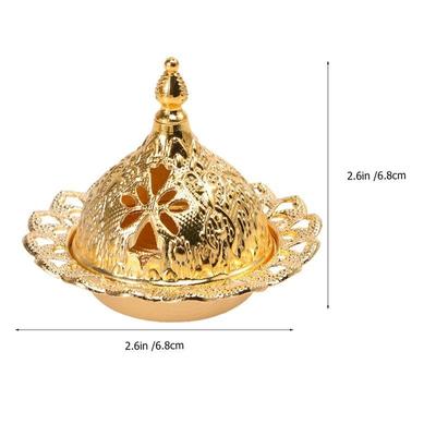 New Metal Incense Burner Vintage Porcelain Censer Portable Buddhism Incense Holder Home Teahouse Aromath