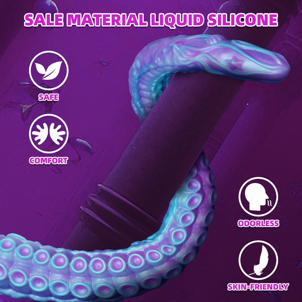 Long Anal Butt Plug Sex Toys Monster Dildo Octopus Tentacle Huge Silicone Dick Sex Adult Soft Dildo Female Masturbator Sex Toy