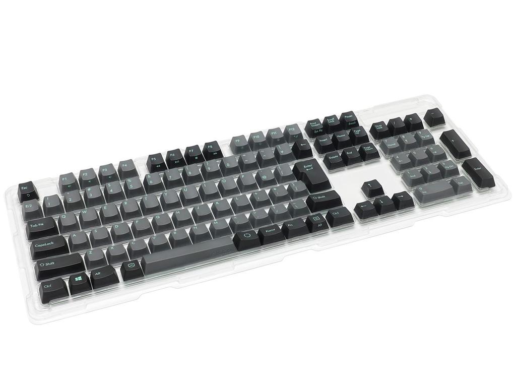 FILCO PBT molded keycap set ASAGI x Gray 2 tone Keycap set Majestouch replacement 108 keys Japanese layout No kana Key puller included FKCS108AGP2Z