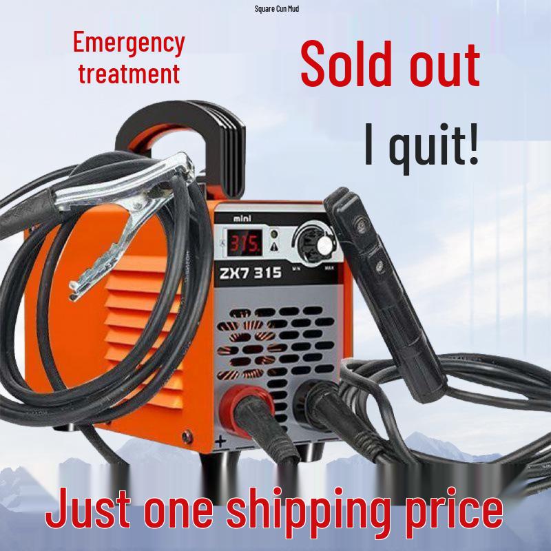 Compact 220V Mini Electric Welder for Home Use - 250/315 Portable Full Set