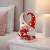 Decorative Heart Dwarf Figurine Resin Heart Ornament Desktop Sculpture  Valentine's Day