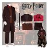 High-quality Polyester Fabric Hagrid Cosplay Suit For Male Fans Of Harry Potter" Characters)