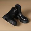 Skinny Boots Increase Height Martin Boots New Autumn Thick Heel Small British Style Platform Short Boots