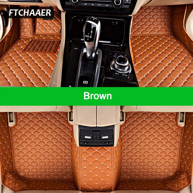 

FTCHAAER Custom Car Floor Mats For Opel Astra GTC 2005-2022 Auto Carpets Foot Coche Accessorie Astra GTC коричневый