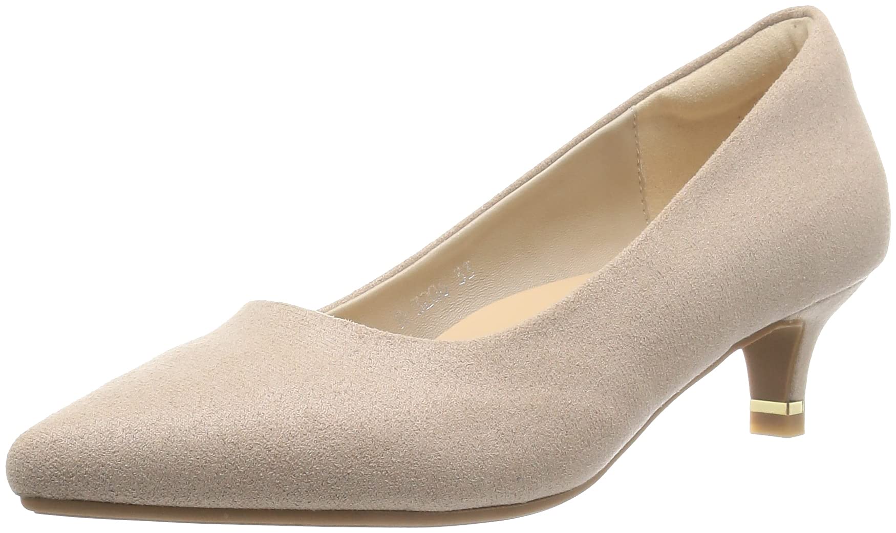 

pointed large and small easy to walk thick cushioned arch and heel slip off E [Oriental Traffic] Women s pumps, toe, sizes, in, toe, cushioning, flat, бежевый