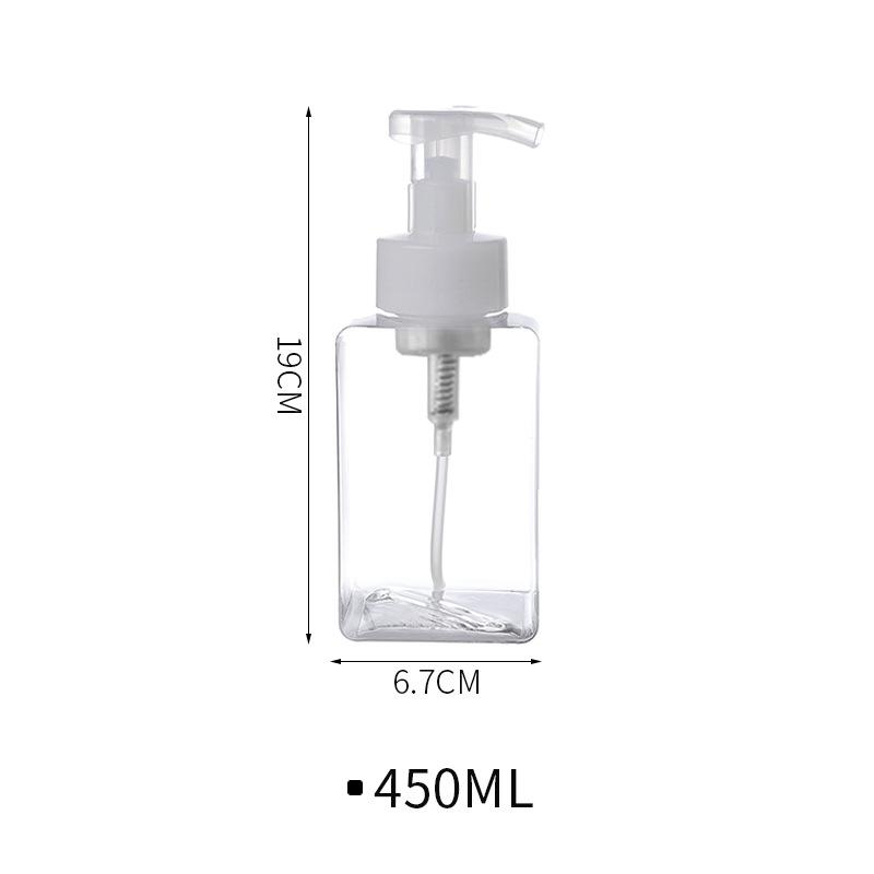 Manual Press Foaming Bottle Large Mousse Foam Dispenser for Hand Soap Shampoo Facial Cleanser #2454