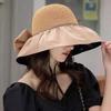 Women's Sun Hat - Uv Protection  Foldable & Packable  Black Glue Fisherman Hat  Face Covering  Wide Brim Sun Hat