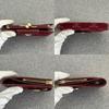 Used 【Beautiful Condition】Celine Macadam Suede x Leather Coin Purse Bi-fold Wallet Bordeaux-like cw497
