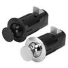 Cabinet Lock Zinc Alloy ABS Secure Round Embedded Push To Open Lock for File Drawer Cupboard Mailbox