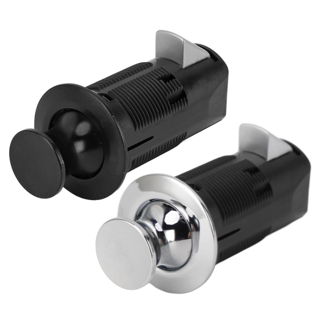Cabinet Lock Zinc Alloy ABS Secure Round Embedded Push To Open Lock for File Drawer Cupboard Mailbox