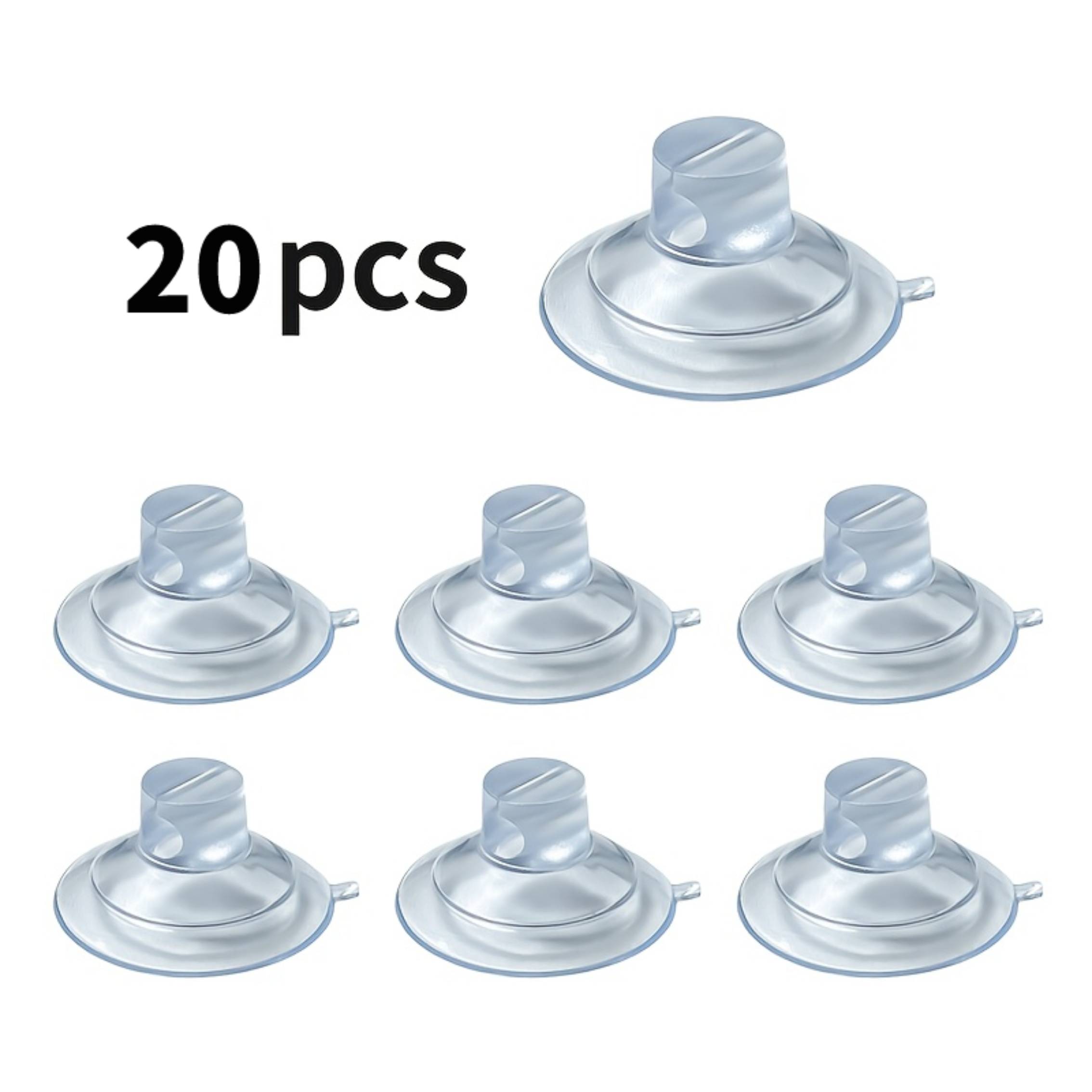 

20PCS/Set 30mm Suction Cup Cable Holder Suction Cups With Holes Sucker Pads With Hole Light String For Glass Window Decor