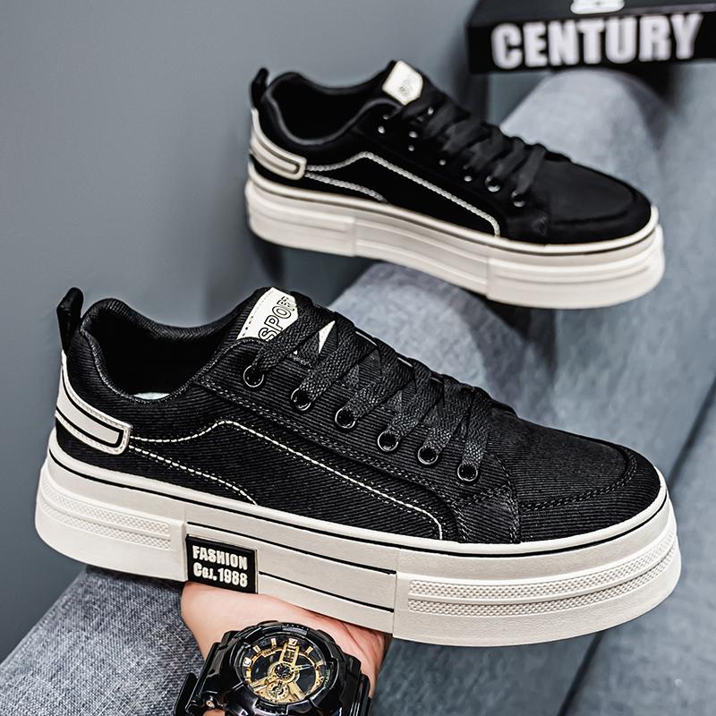 CYYTL Canvas Schuhe Atmungsaktive Herren Sneaker Lässig Sommer Skateboard Outdoor Walking Wandern Luxus Designer Plateau Flache Slipper