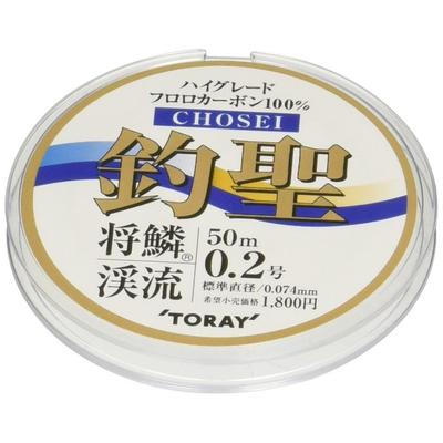 Toray Fluorocarbon Line Shoryu Keiryu Tosei 50m 0.2 Number Natural