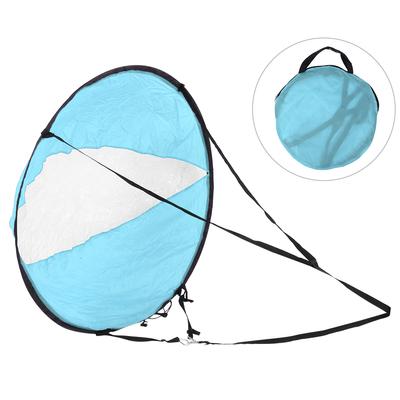 Polyester Taft Durable Folding Kajak Wind Segel Transparente Fenster Kanu Wind Segel Boot Wasser