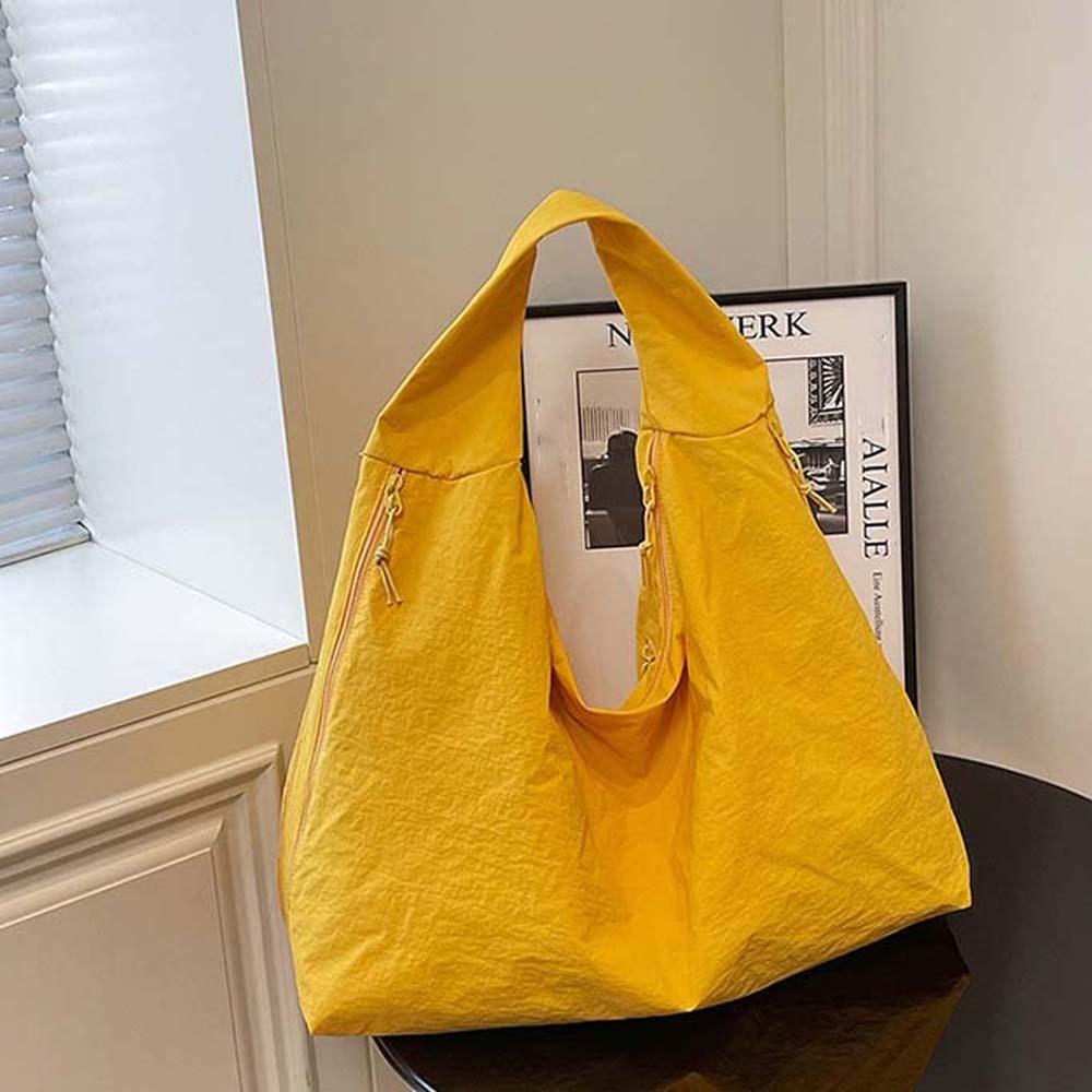 Casual Large Capacity Tote Bag Multi-Pocket Versatile Commuting Handbag Storage Pouch Travel