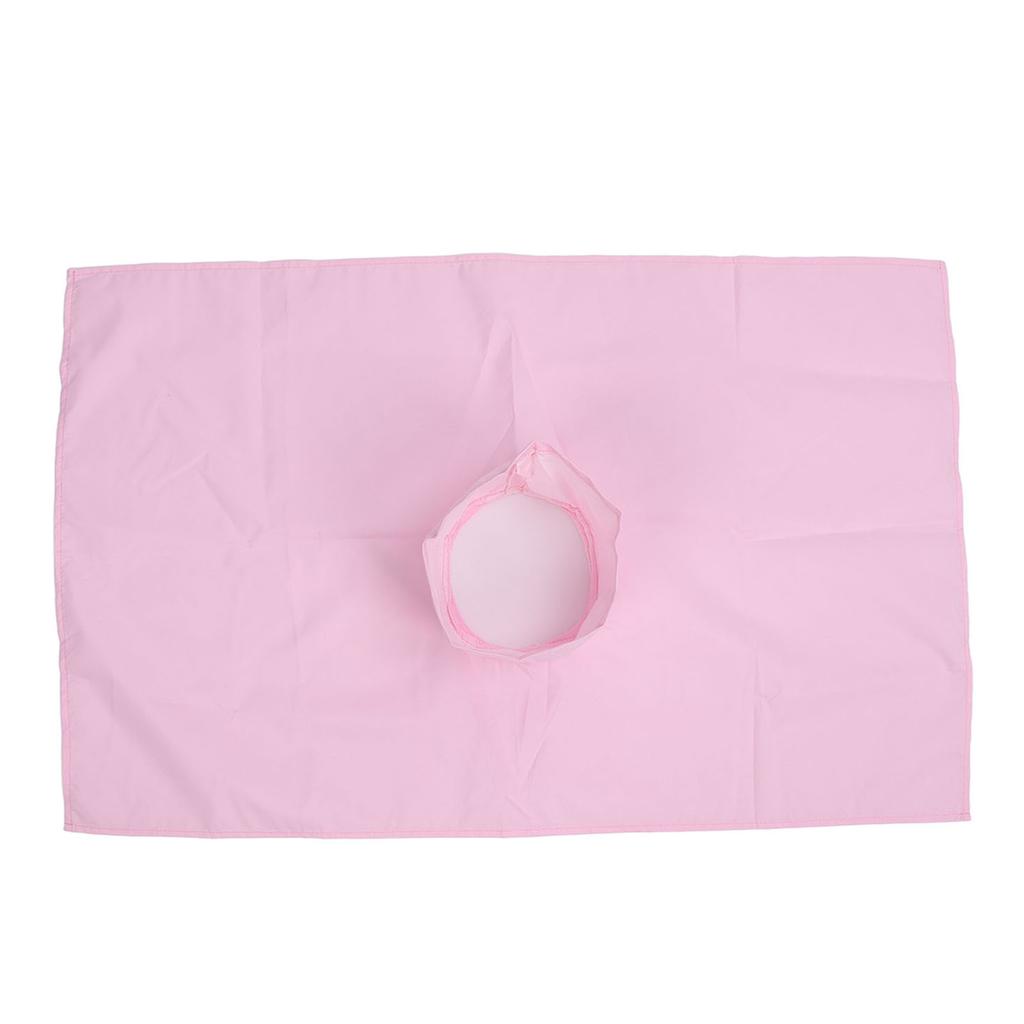 Massage Table Sheet Cotton Washable Comfortable Massage Bed Cover with Face Hole for Salon Spa