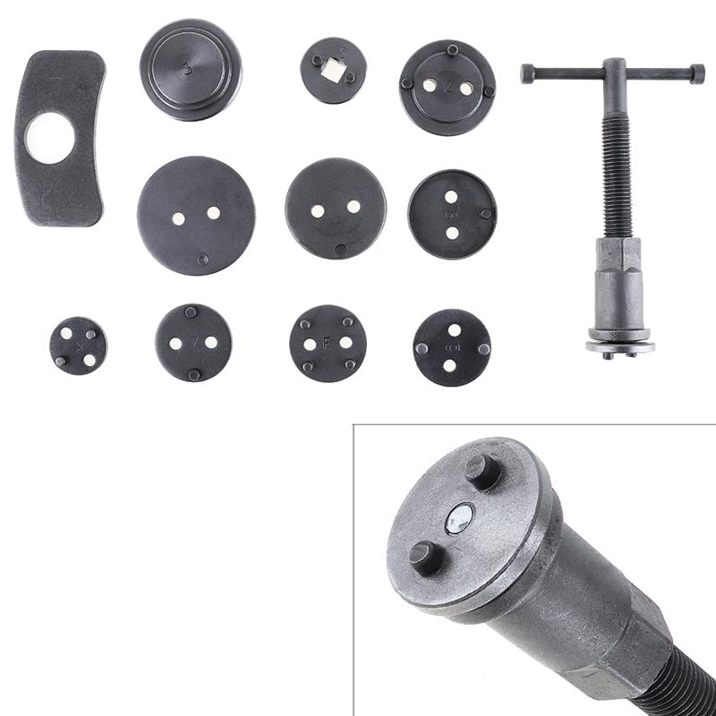 2025+ 12Pcs Universal Car Disc Brake Caliper Rewind Back Brake Compressor Tool Kit Set for Automobiles Garage Repair Tool