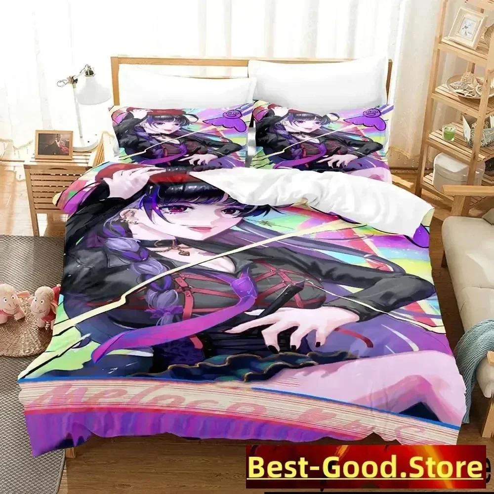 Comforter 3D Print Anime Meloco Kyoran Bedding Set Bed Set Comforter King Queen Size Boys Adult Bedding