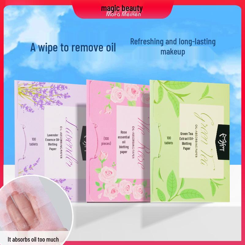 Magic Beauty Oil Control Blotting Paper: Portable and Refreshing Facial Tissue for Women and Men