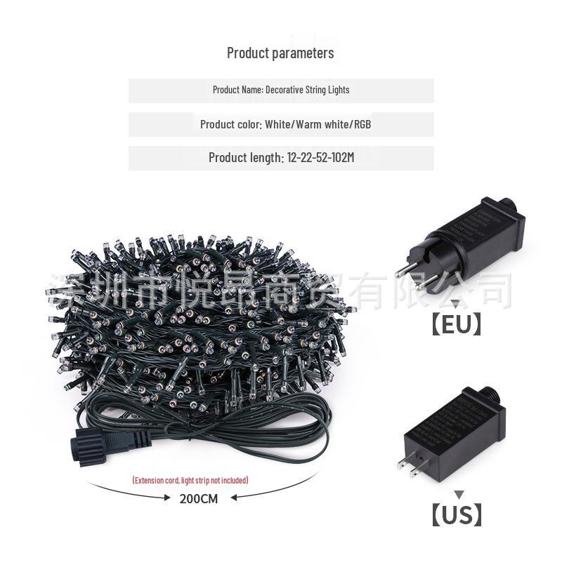 LED Outdoor Christmas Lawn and Garden String Lights