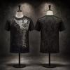 Classic Y2K Gothic Print T-shirt, Loose Fit, High Street Shirt, Gothic Crew Neck Top, New Men's and Women's T-shirts