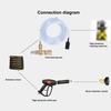 Chemical Injector Kit Easy Installation 5000PSI Brass Stainless Steel Chemical Injector Adjustable for Pressure Washer