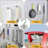 10PCS E20 Metal Strong Magnetic Hooks Wall-mounted Heavy Duty Magnet Hook Key Coat Hanging Hanger Home Kitchen Bathroom Storage