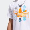 Adidas Originals Trefoil Comfortable Casual Sports Short Sleeve T-Shirt Men Tops White HC2137