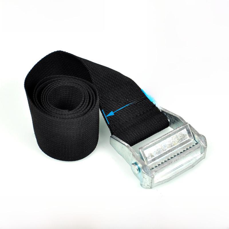 Black Zinc Alloy Buckle Strap for Cargo Luggage with Polypropylene Tightening Wire