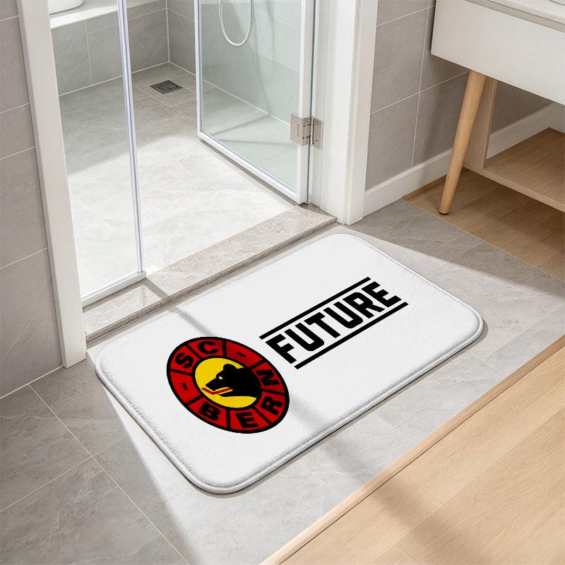 Sc Bern Flannel Kitchen Mat Christmas Soft Area Rug Non Slip Floor Carpet Home Decoration