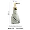 Marble Pattern Ceramic Soap Dispenser