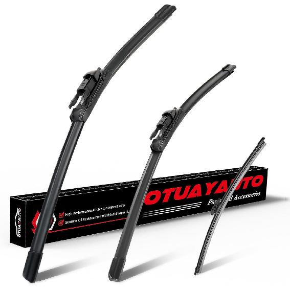 OTUAYAUTO 22"+22" Windshield Wiper Blades Replacement for Chevrolet Silverado 1500 2500 3500 1999-2006 2019-2024 Front Window Wiper Fit Factory