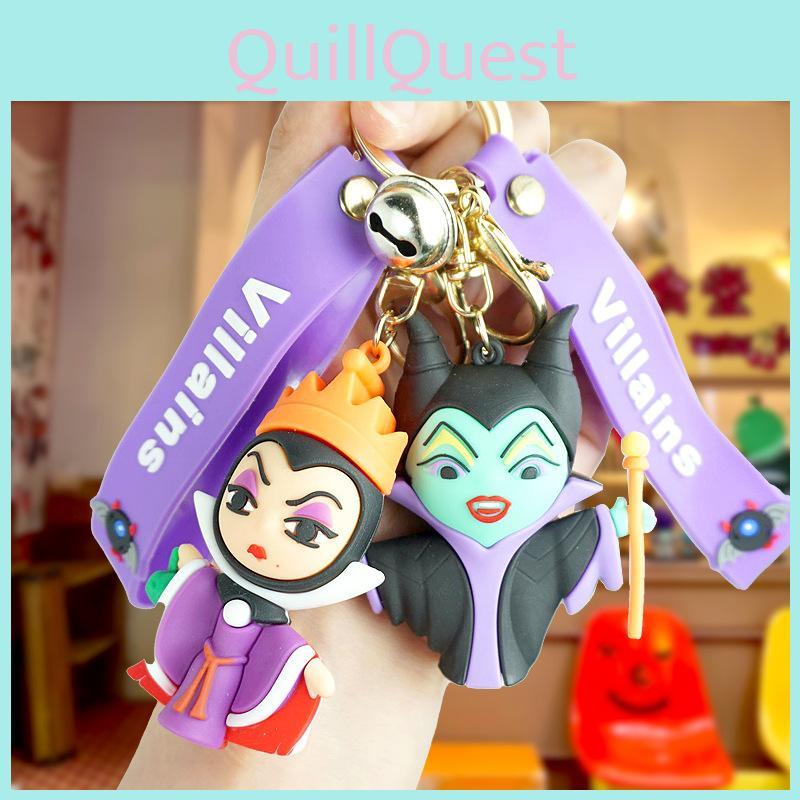 Cute Cartoon Villain Witch Keychain Unique Pvc Bag Charm For Men And Women