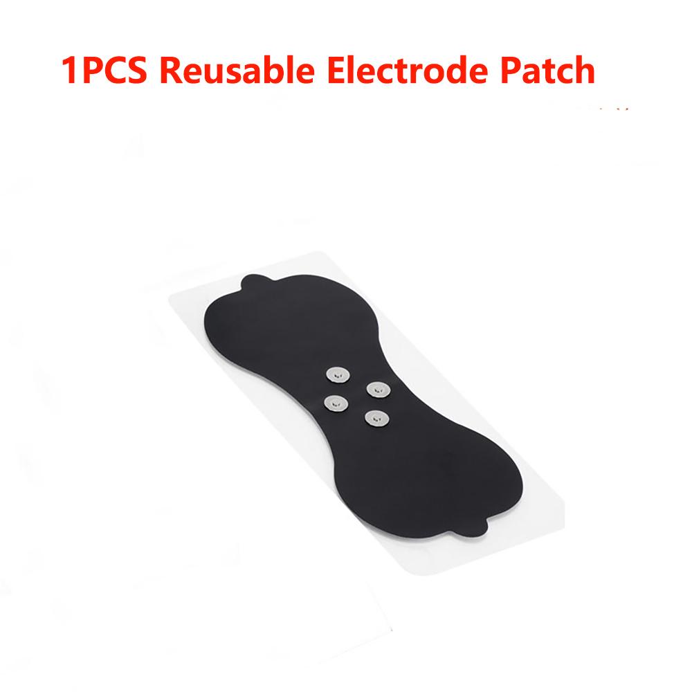 

Remote Control Electric Neck Massage Set With Reusable Electrode Patch Rechargeable Portable Cervical Massager Body Muscle Relax