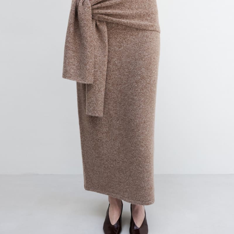 HUG COLLECTION Baby Alpaca Scarf_Bagel