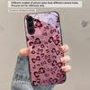 Abstract Leopard Print For Samsung Galaxy S20 S21 S22 S23 Plus S24 FE S25 Ultra S26 Edge S25+ S20+ S22+ Black Glass Phone Case