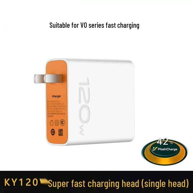 120W Universal Fast Charge 3C Certified USB-A Charger Set with Cable