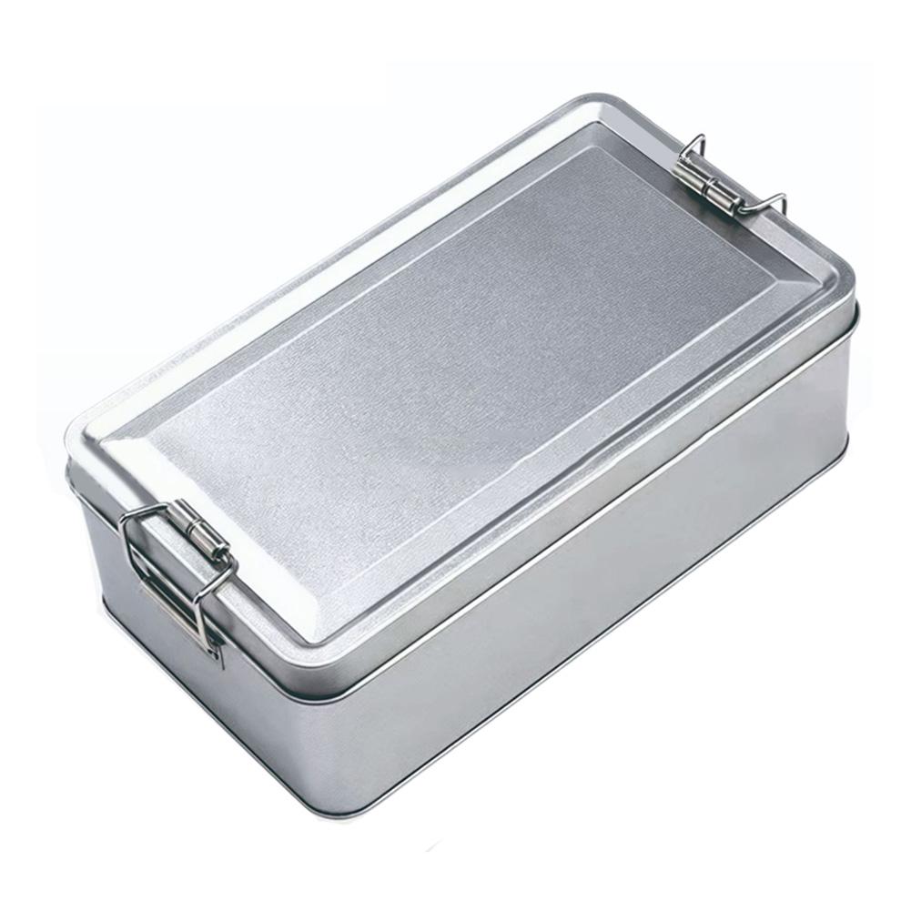 Clasp Closure Pastry Tin Pastry Tin 18.5*10.5*6.5cm Metal Box With Lid Compact Size Elegant Design High-quality Materials